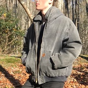 Carhartt Heavy Duty Canvas Jacket with Hood- XXL